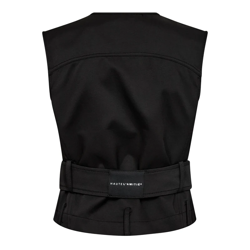 Haute L'Amitié - Rabi Belt Vest HL10835 - Black