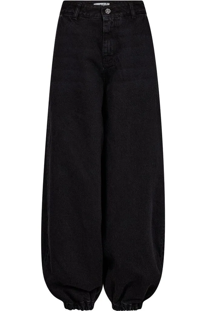 Haute L'Amitié - Denim Harem Pant HL10807 - Black