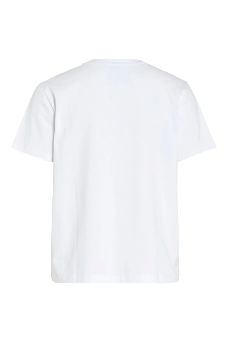 Vila - Vinora S/S T-Shirt - 4668748 Bright White