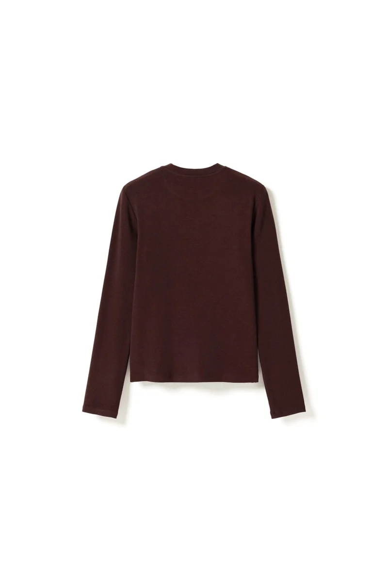 Noella - Lidie Ls Top 14090001 - 1496 - Burgundy Melange