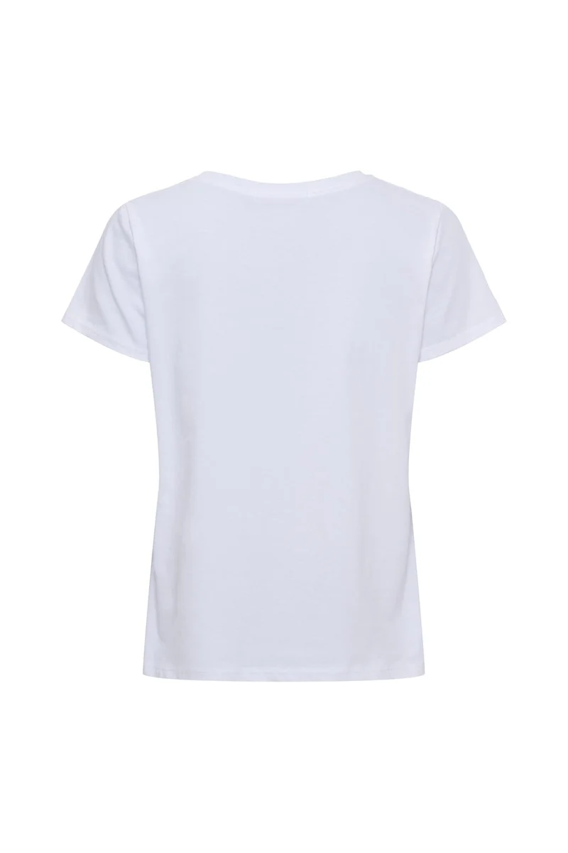 Marta Du Chateau - Mdcalvera Tee 84275-1852 - White/Yellow