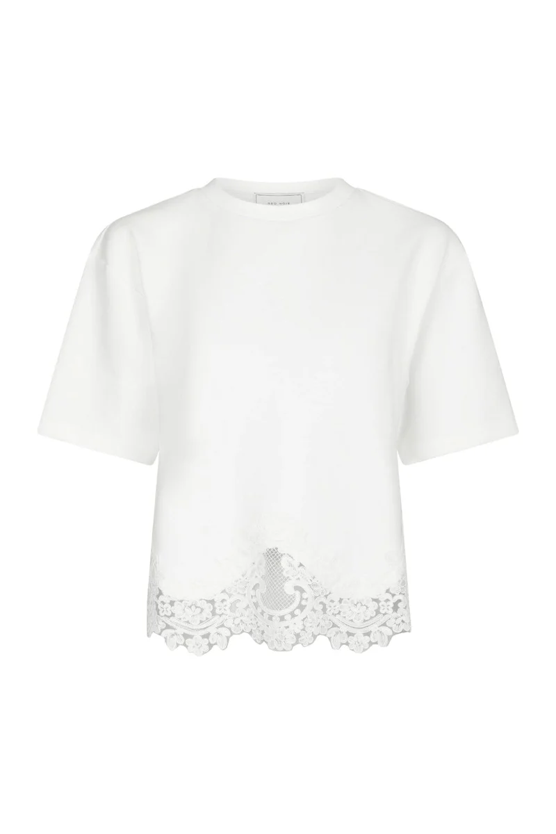 Neo Noir - Iria Lace Tee 170063 - 120 - White
