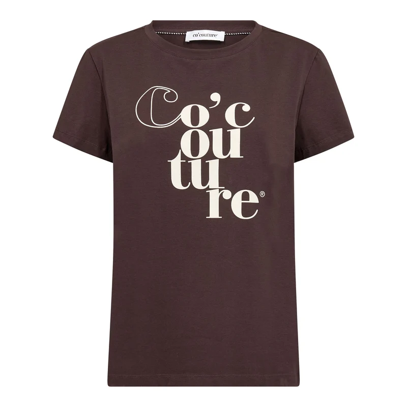 Co´Couture - 43002 Co´Couturecc Tee 500101 - 20015 - Chocolate Plum