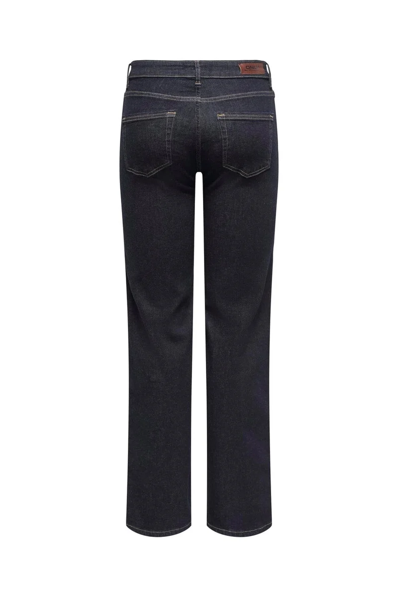 Only - Onlblush Mid Straight Tai774 - 4806104 Dark Blue Denim Rinse
