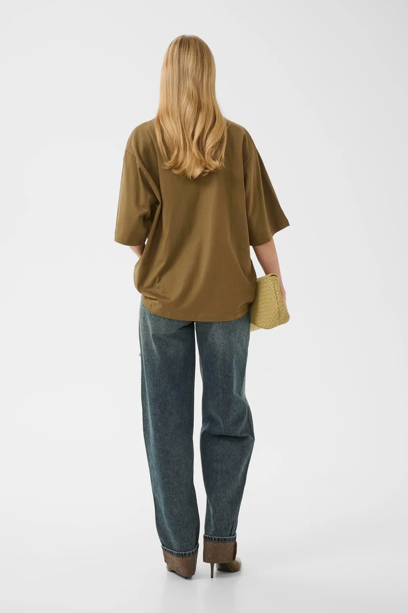 Gestuz - Gztimune Tee 10911405 - 190622 - Military Olive