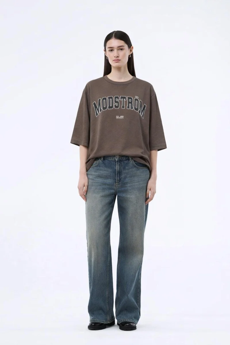 Modström - Bamboomd T-Shirt 59281 - 5584 - Chocolate Chip