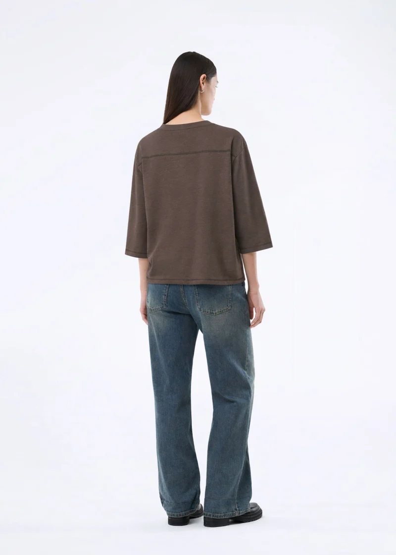 Modström - Bamboomd T-Shirt 59281 - 5584 - Chocolate Chip