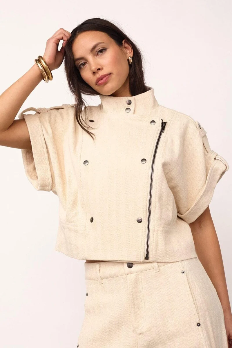 Co´Couture - Calincc Vest 500116 - 10003 - Creme