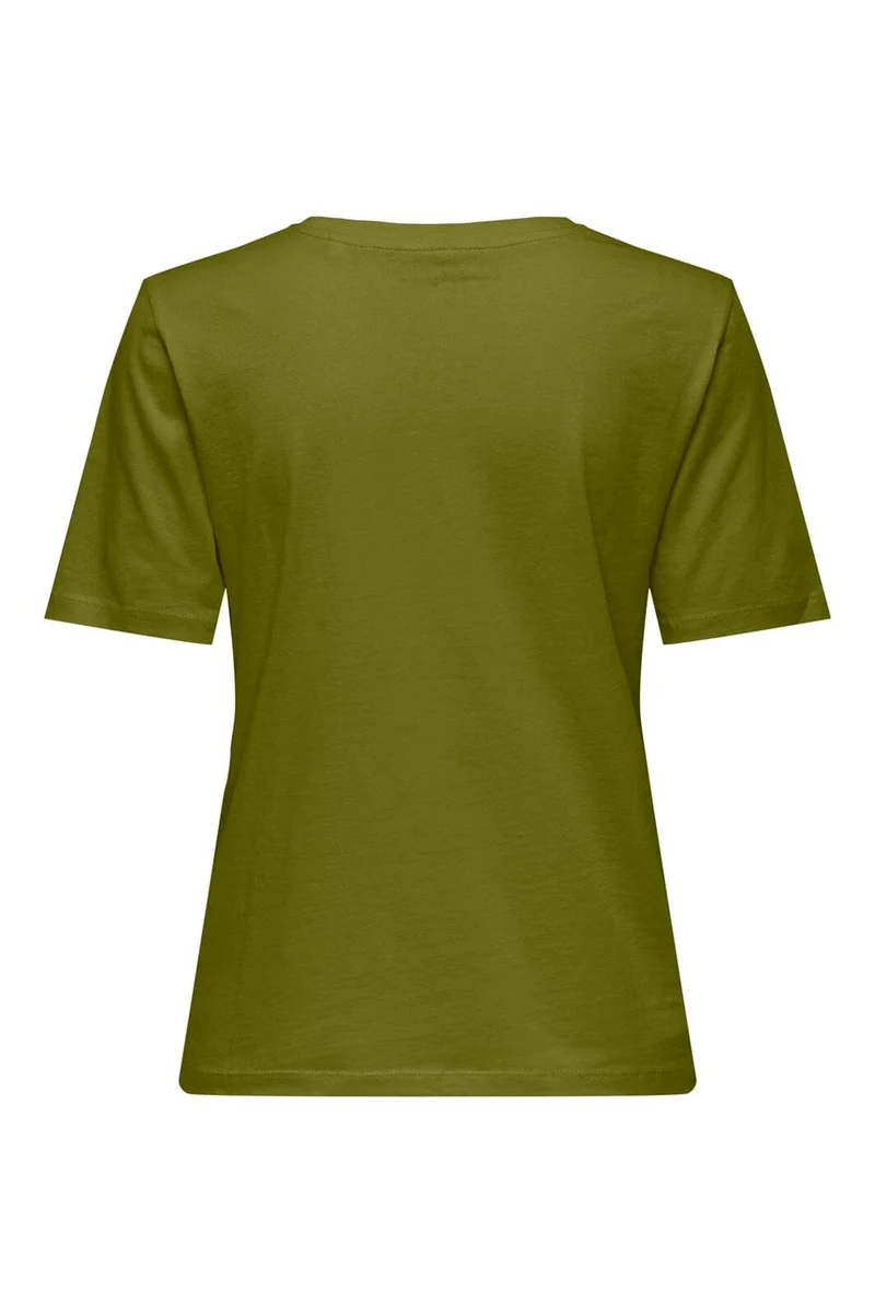 Only - Onlhappy S/S O-Neck Tee Pr - 5103655 Cardamom Seed
