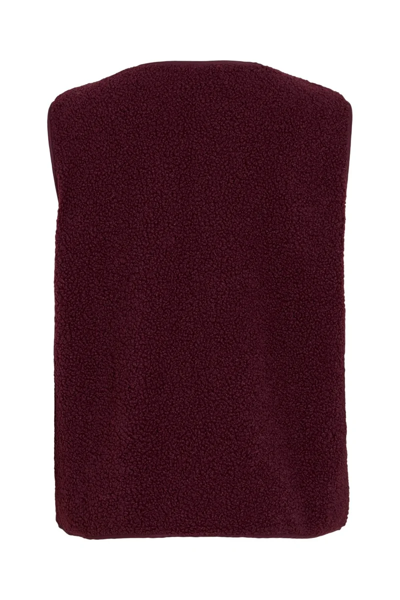 Vila - Viada Teddy Waistcoat - 5095953 Port Royale