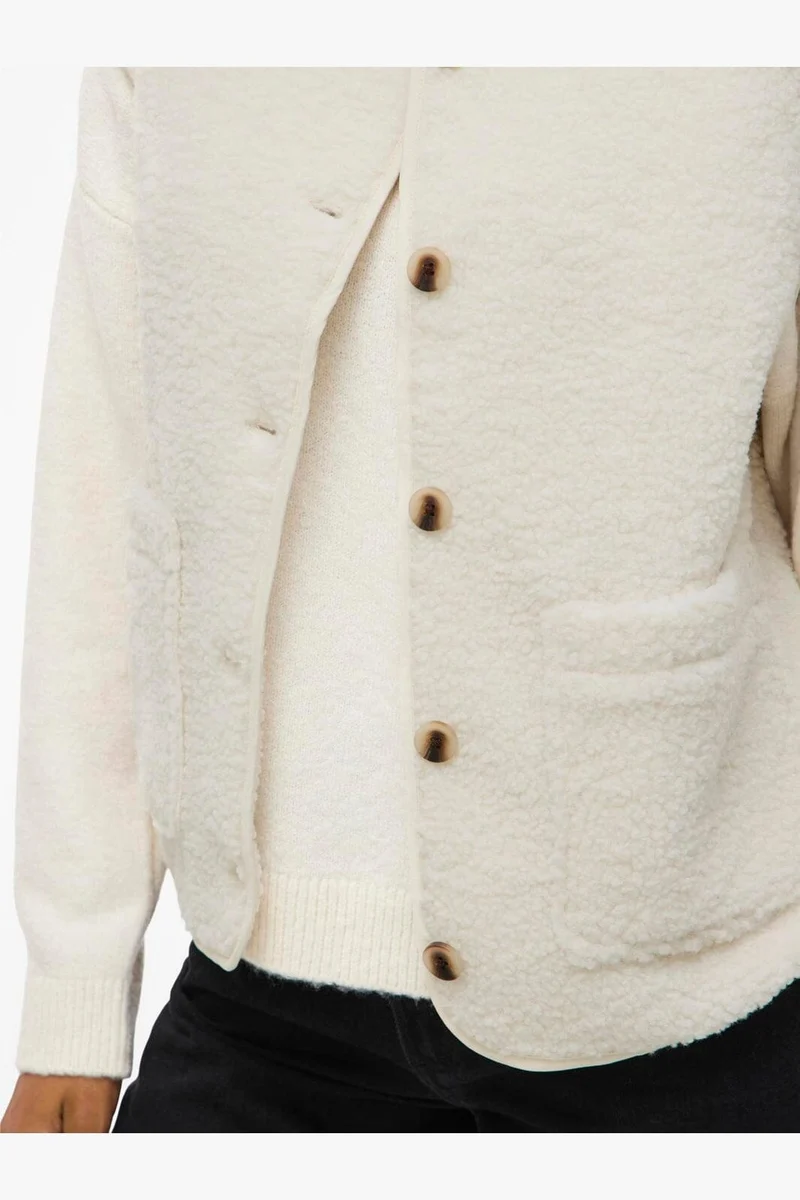 Vila - Viada Teddy Waistcoat - 4701040 Birch