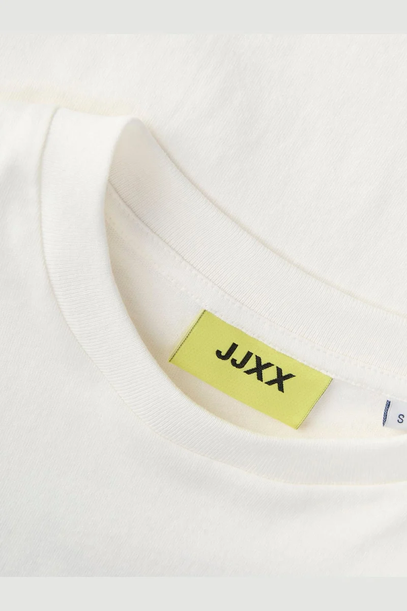 Jjxx - Jxmillow Loose Ss Tee Stydss26 - 5163387 Cloud Dancer Sunday Football