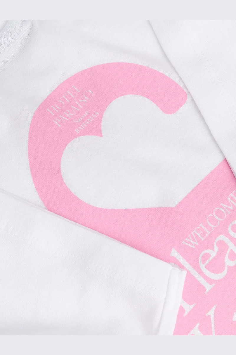 Jjxx - Jxmillow Loose Ss Tee Sp326 - 5014262 Bright White Please Knock