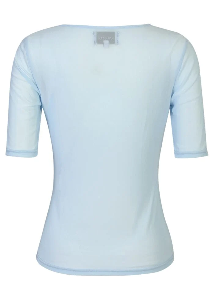 Liberte - Mesh Ss Tshirt 22064 - Light Blue