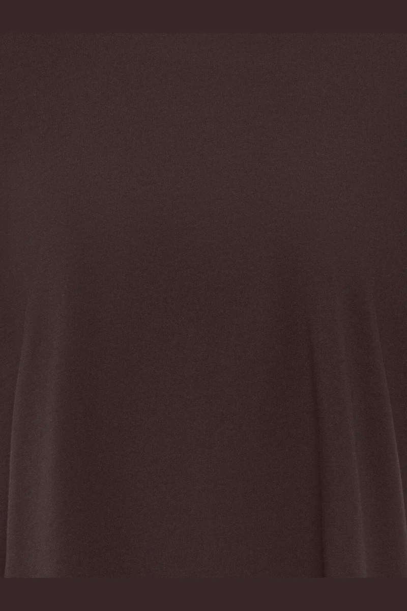 Only - Onlvivvi S/S Lace Bottom Top - 5147839 Chocolate Torte Chokolate Torte Lace