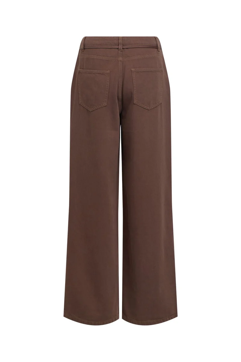Object - Objrosie Wide Jeans - 5096864 Seal Brown