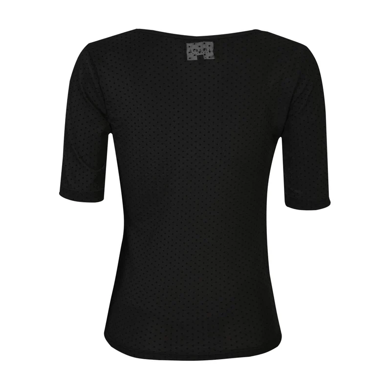 Liberte - Mesh Ss Tshirt, Dot 22011 - Black