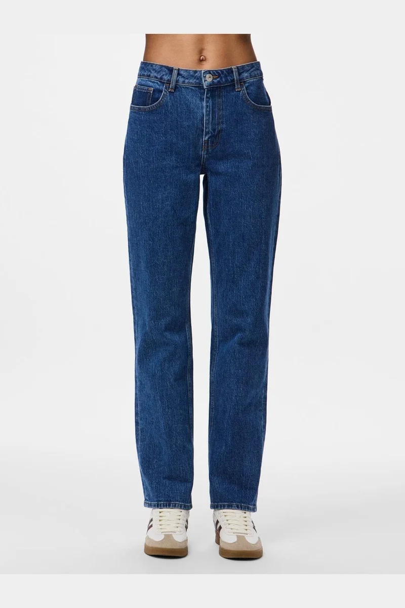 Pieces - Pckylie Straight Jeans - 5039530 Medium Blue Denim