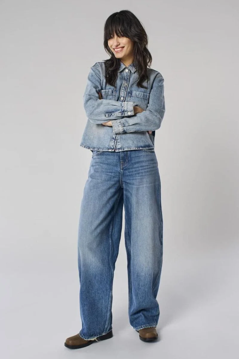 Only - Onltaylor Barrel Db Tai466 - 4802478 Dark Blue Denim