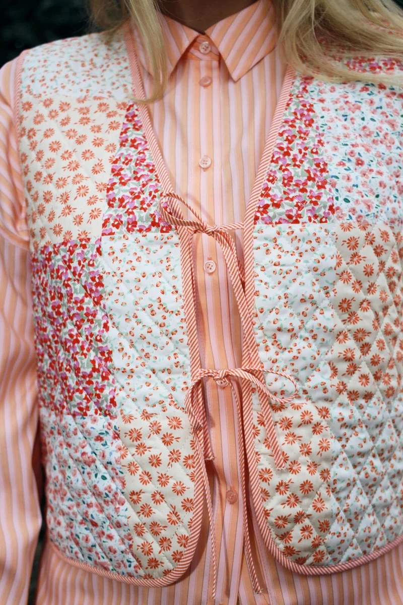 Molly&My x Caroline Dan - Cairo Vest - Mixed Print