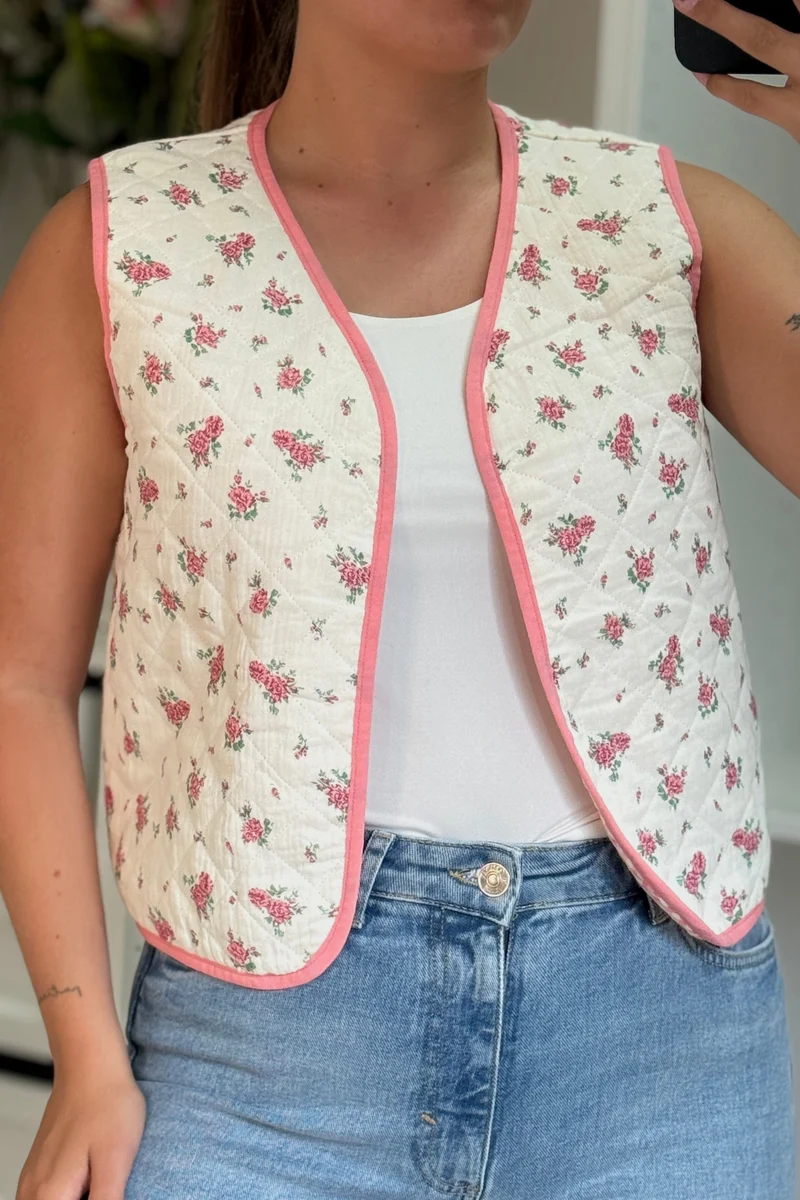 A-bee - Marlene Vest - White