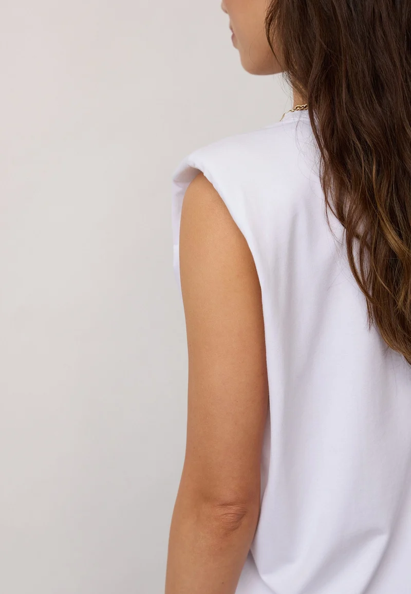 Co´Couture - Eddiecc Tee 43037 - 4000 - White