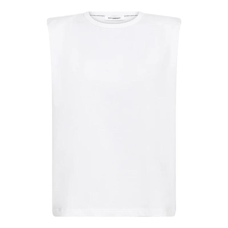 Co´Couture - Eddiecc Tee 43037 - 4000 - White