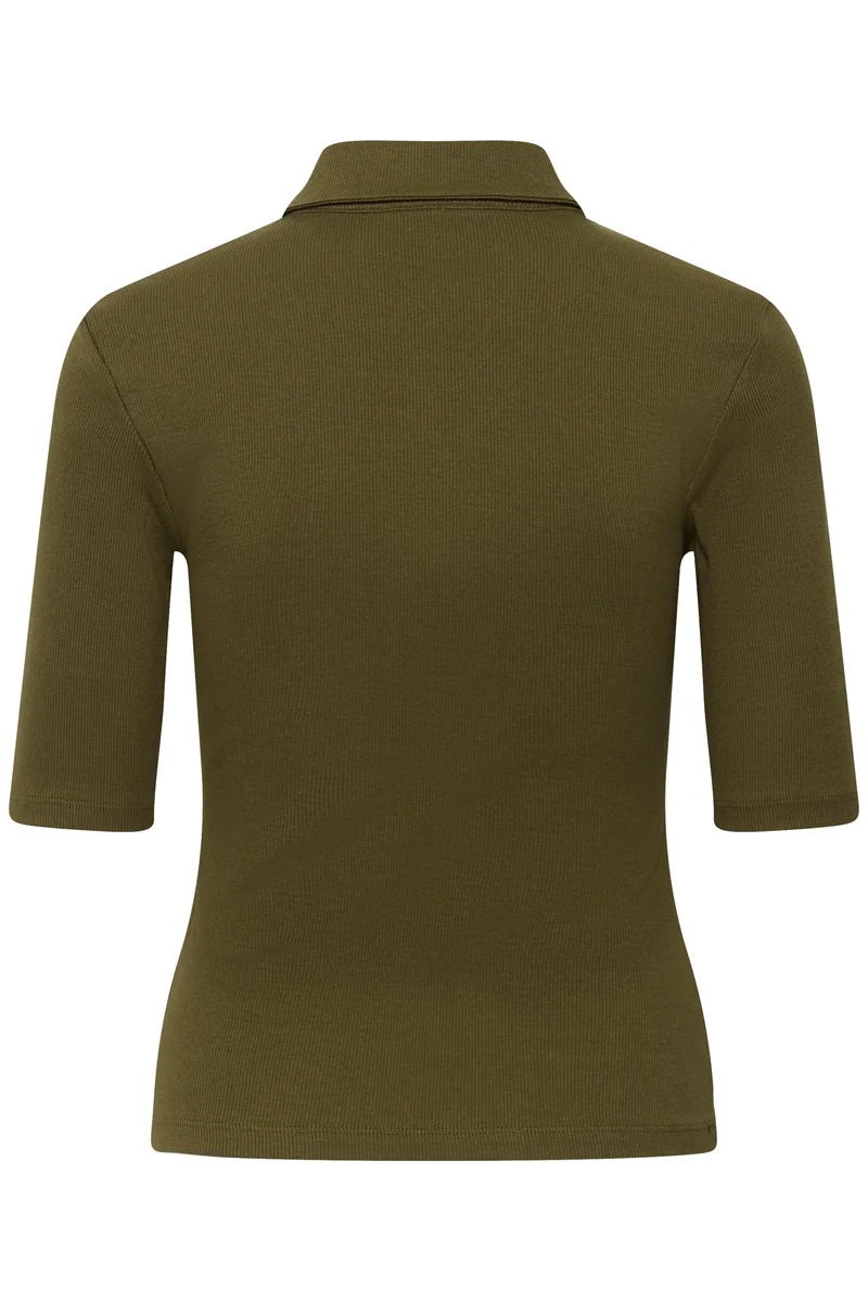 Gestuz - Gzdrew Polo Top 10910593 - 190622 - Military Olive