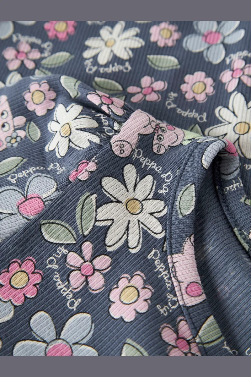 Name It - Nmfjundi Peppa Ls Slim Top - 5041948 Vintage Indigo
