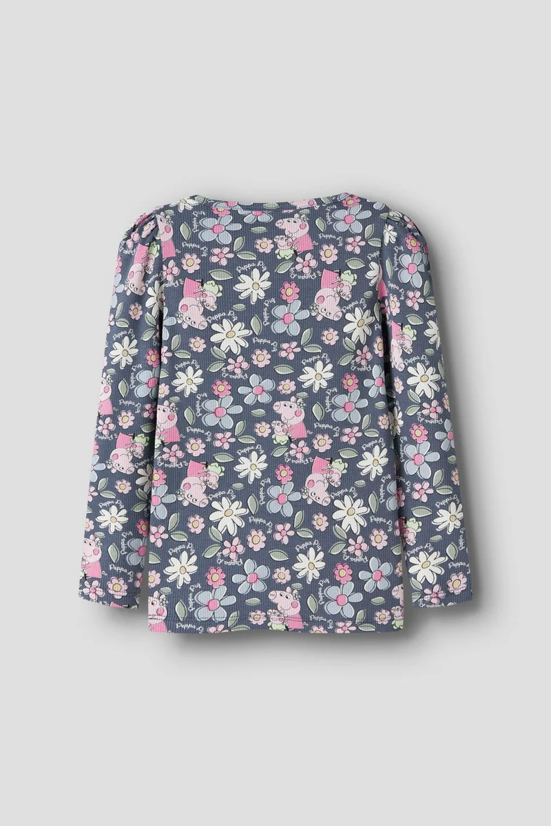 Name It - Nmfjundi Peppa Ls Slim Top - 5041948 Vintage Indigo