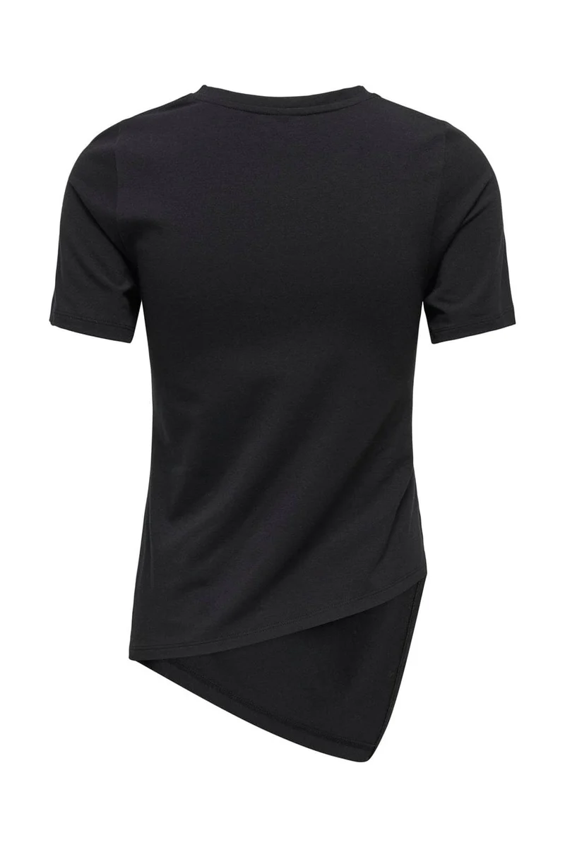 Only - Onllise S/S Ruching Top - 5089497 Black