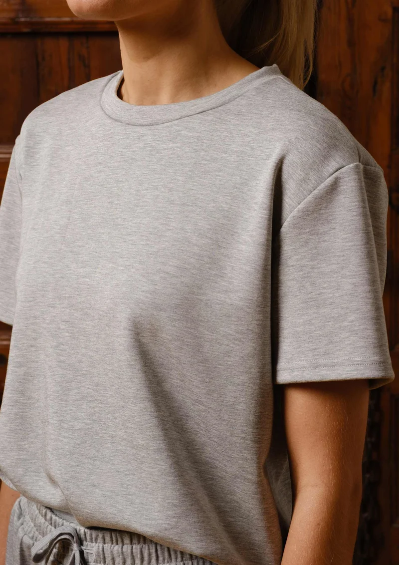 Liberte - Henny Tshirt 22399 - Grey Melange