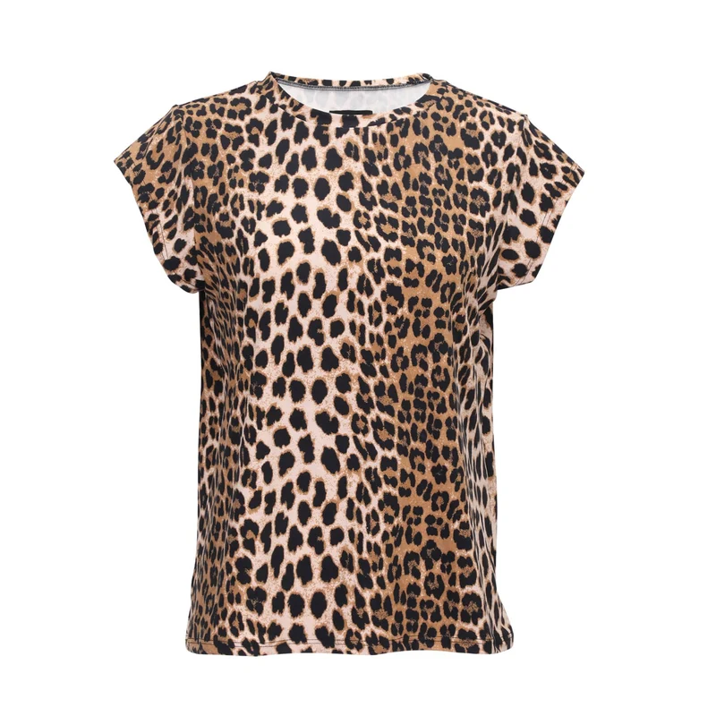 Liberte - Alma-U-Tshirt 9581 - Lux Leo X Neon Orange