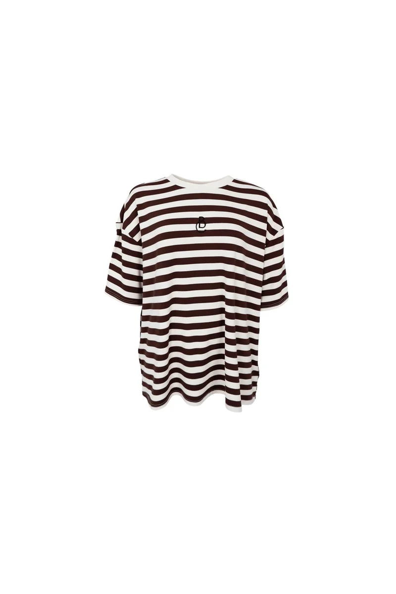 Black Colour - Bcmadelyn Big Tee 41119 - Shirts - Coffee