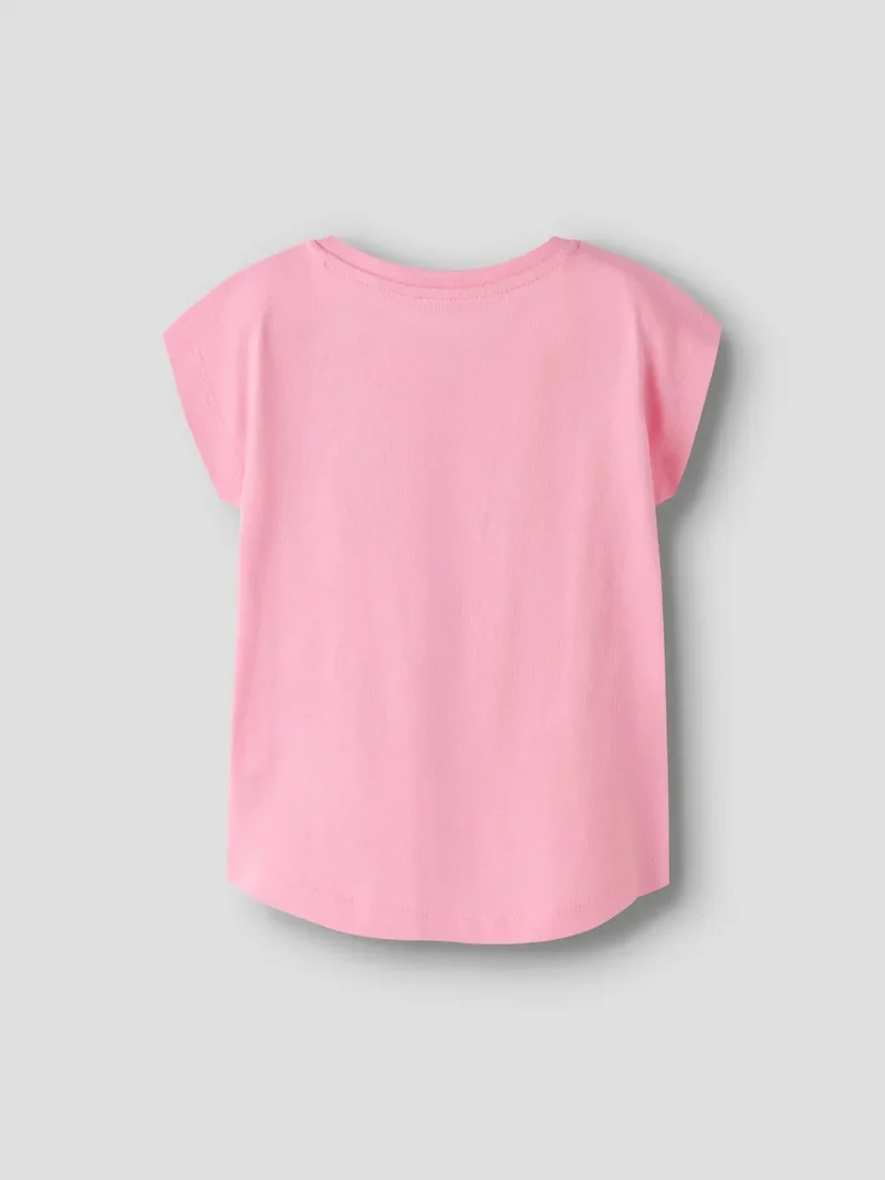 Name It - Nmfvotia Capsl Top - 5058356 Pink Drink Glitter Unicorn