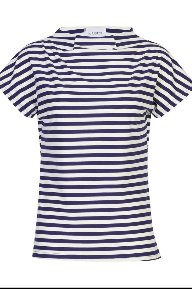 Liberte - Alma-Top 9501 - Blue Creme Stripe