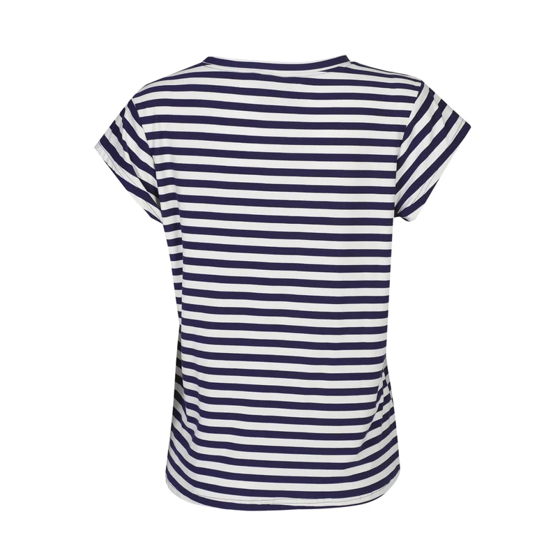 Liberte - Alma-U-Tshirt 9581 - Blue Creme Stripe
