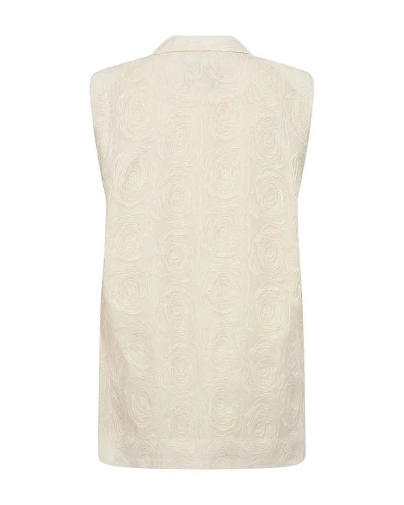 Copenhagen Muse - Cmbloomie-waistcoat 207860 - 9047 Angora