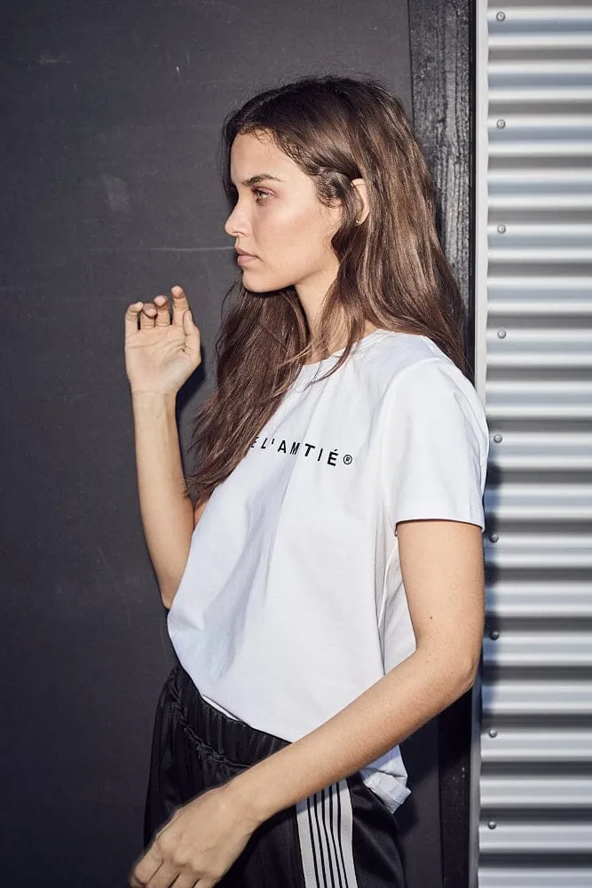 Haute L'Amitié - Rub Logo Tee HL10096 - White