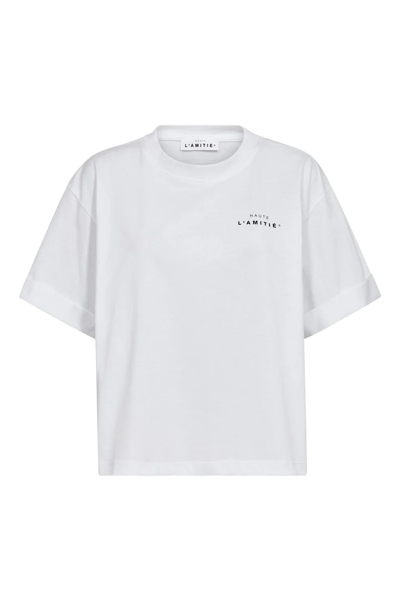Haute L'Amitié - Hl Crew Neck Crop Tee HL10122 - White