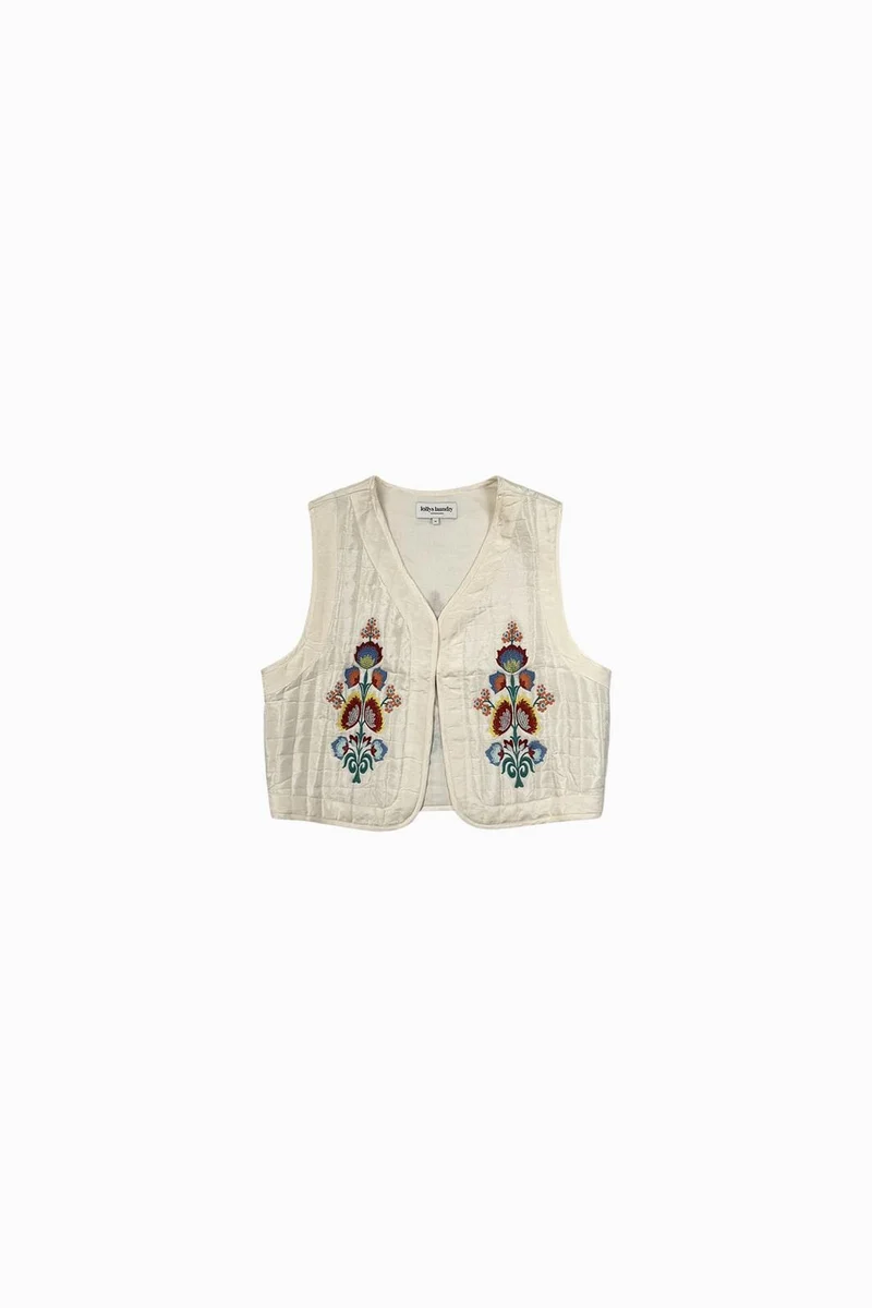 Lollys Laundry - Mistll Vest Sl26287-1035 - 02 Creme