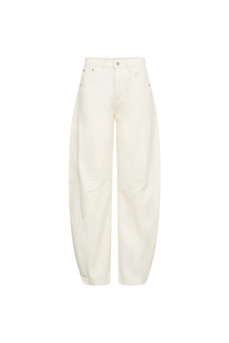 Haute L'Amitié - Drew Barrel Panel Tall Jeans HL10573 - White