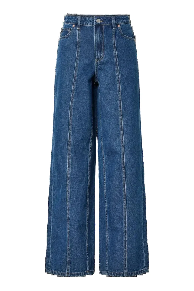 YAS - Yaselsie Wide Jeans - 4951955 Medium Blue Denim