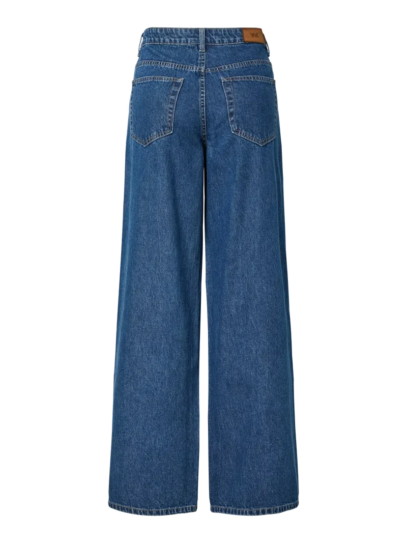 YAS - Yaselsie Wide Jeans - 4951955 Medium Blue Denim