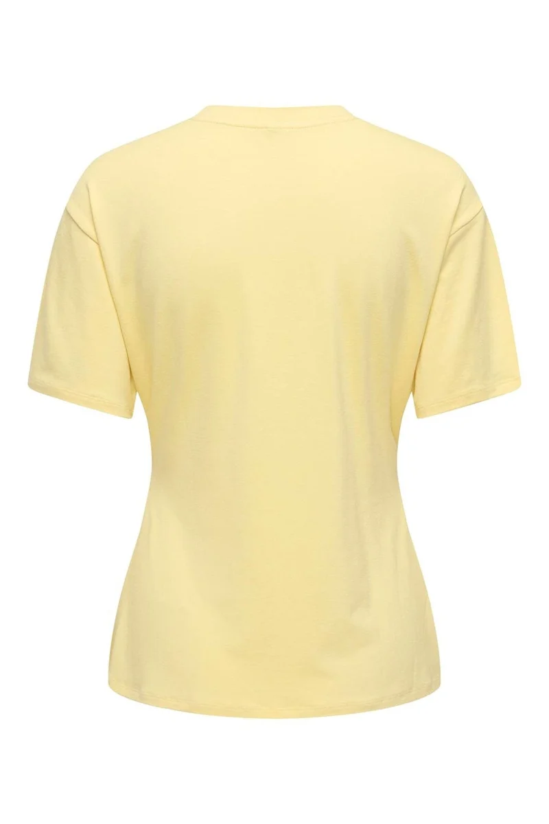 Only - Onlceline S/S Button Top Ff - 5014658 Sunlight Light Gold Button