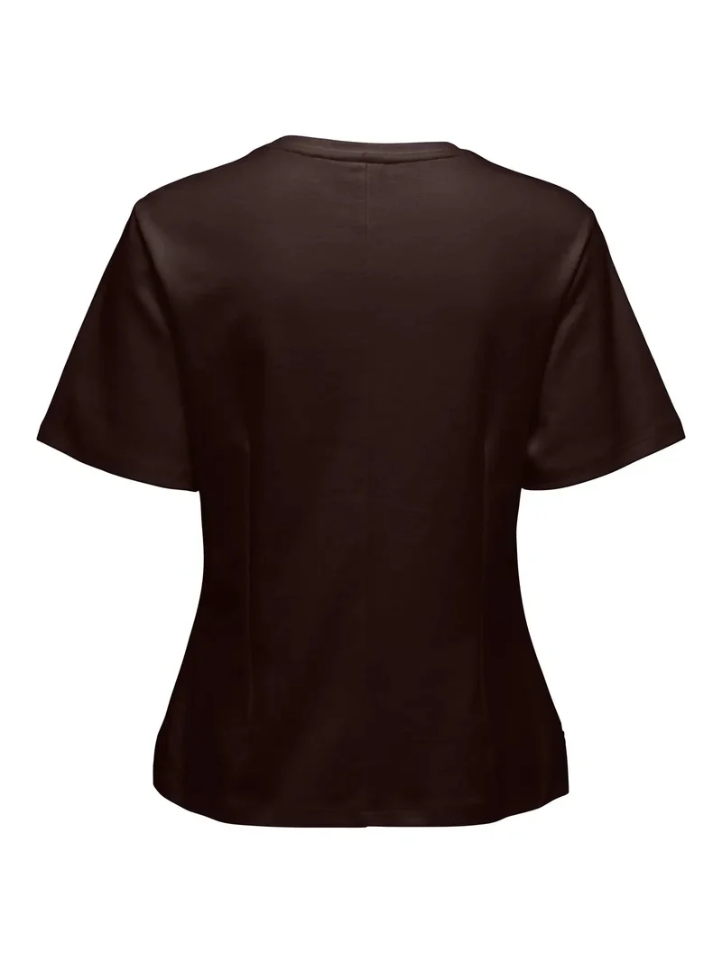 JDY - Jdyeva S/S Top - 4978530 Black Coffee