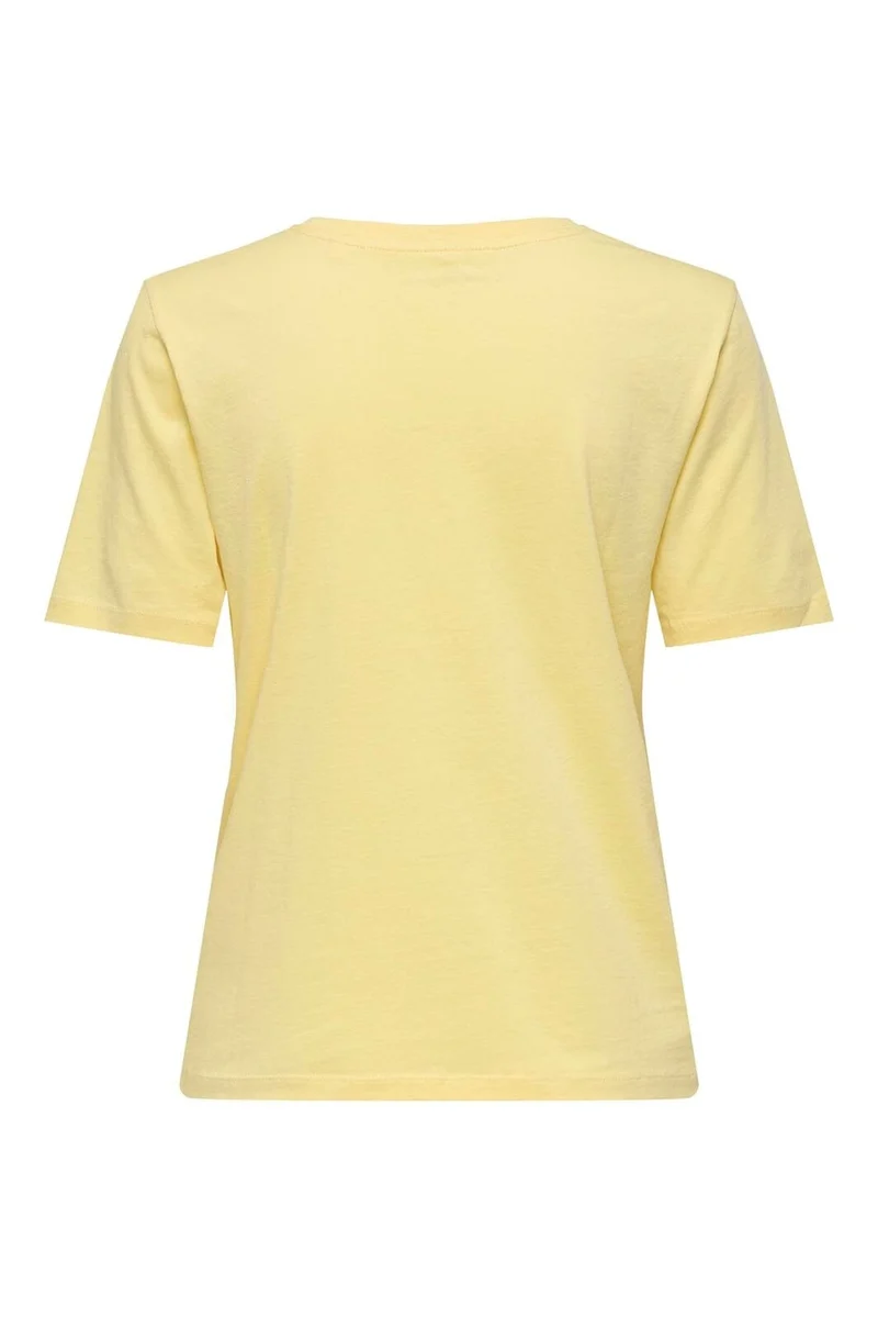 Only - Onlhappy S/S O-Neck Tee Pr - 5065225 Sunlight