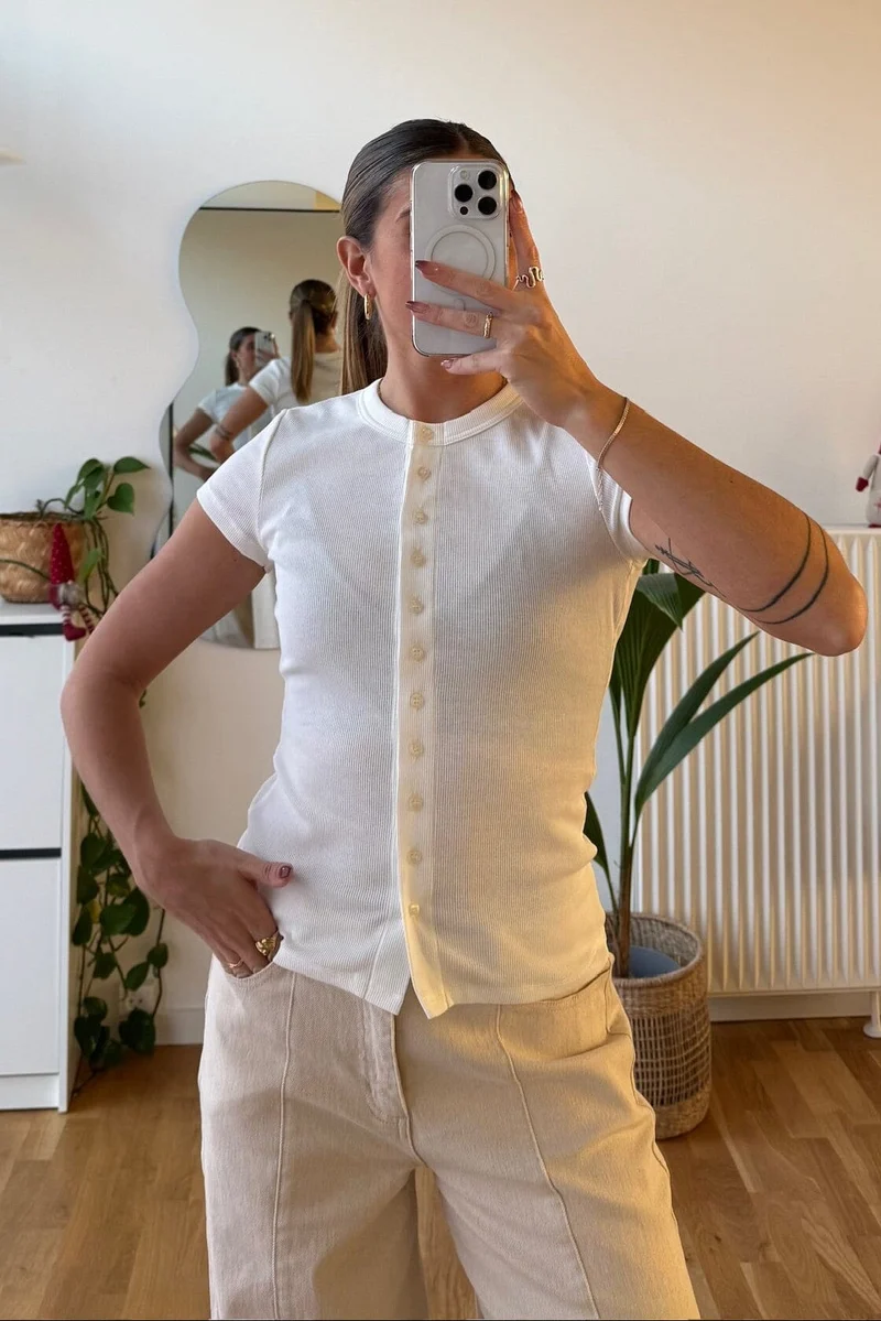 Modström - Vilsonmd T-Shirt 59005 - 4 - Soft White