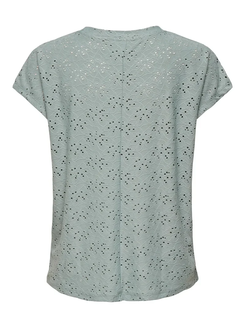 Only - Onlsmilla Life S/S Top - 4732133 Abyss