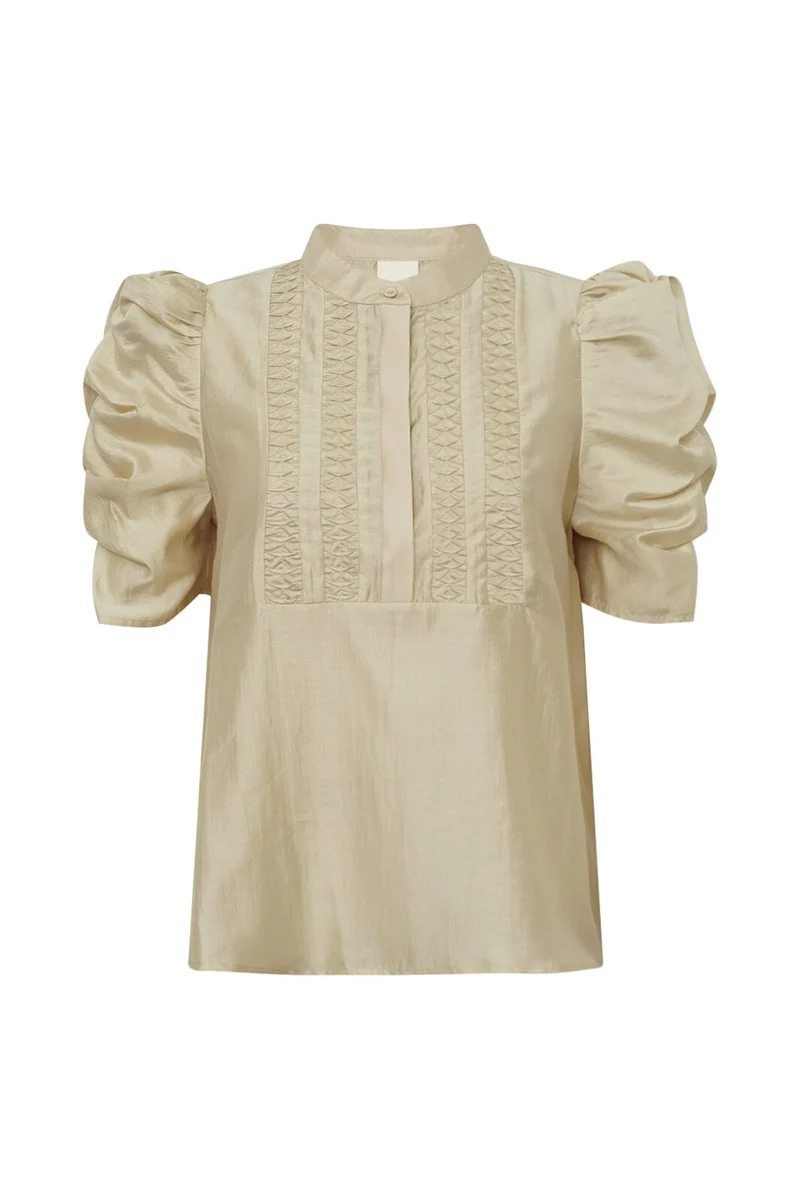 Gossia - Annsofigo Lull Blouse G2573 - Champagne